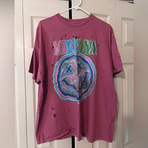 Urban Outfitters Nirvana Oversized Band Tee